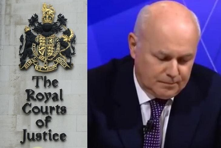 IDS looks glum after his draconian policies are found to break the law AGAIN