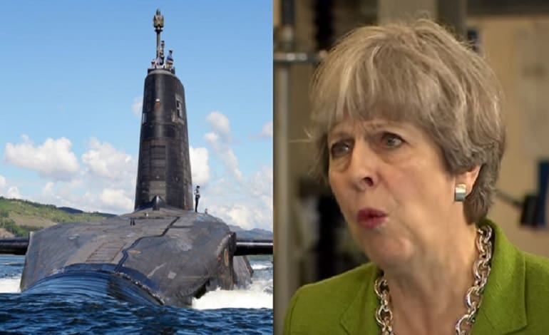Theresa May Nuclear Deterrent
