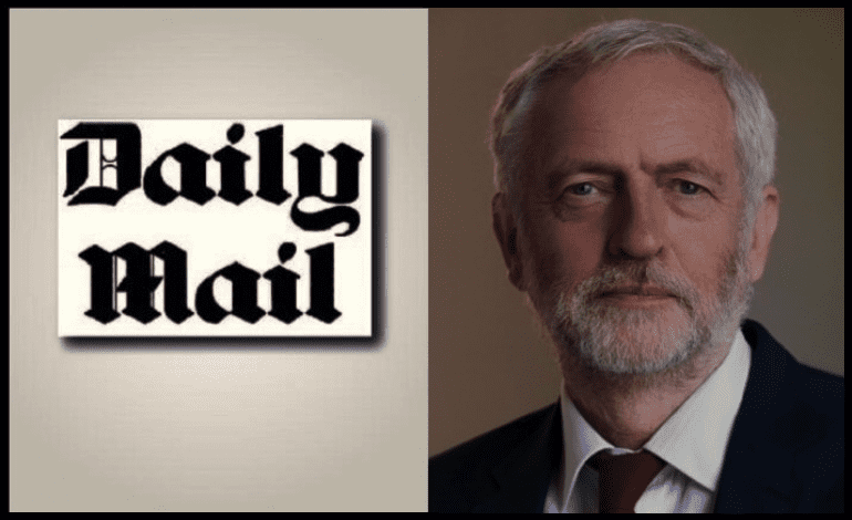 The Daily Mail accuses Corbyn of racism