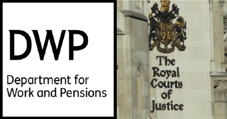 DWP and Royal Courts of Justice