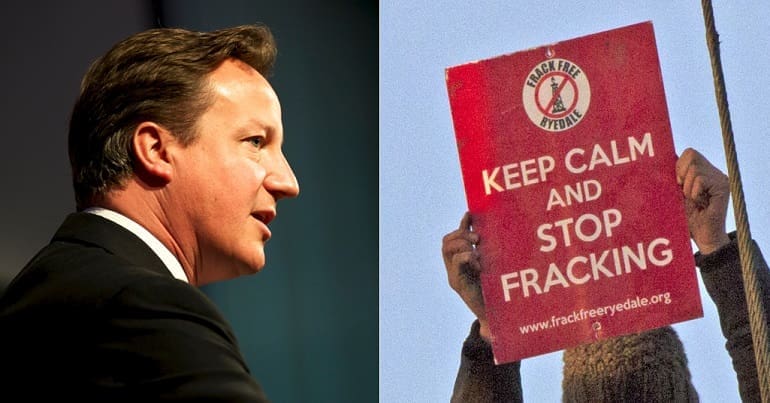 David Cameron Fracking