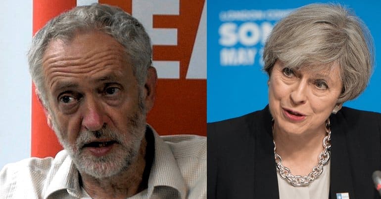Corbyn and May Trump's migrant policy
