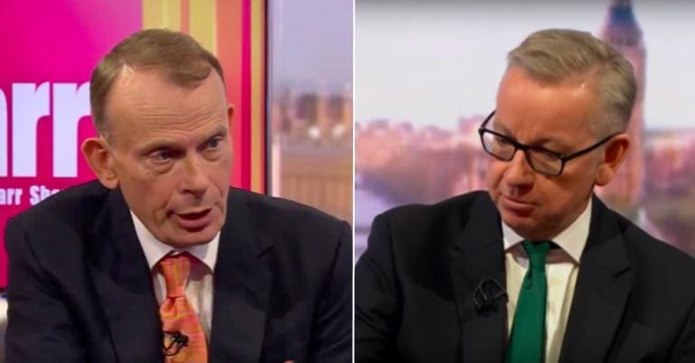 Michael Gove on the Andrew Marr Show