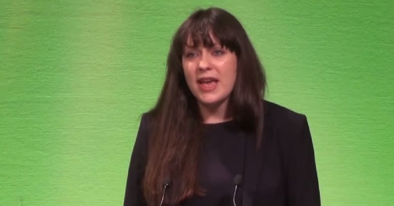 Amelia Womack at Green Party Conference