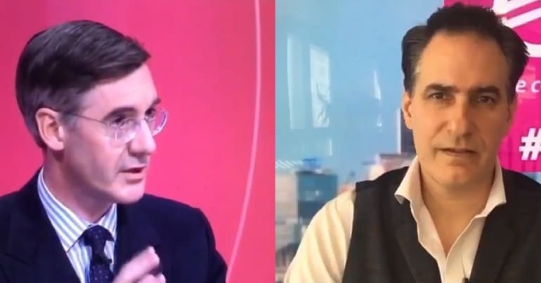 Jacob Rees Mogg and Peter Stefanovic