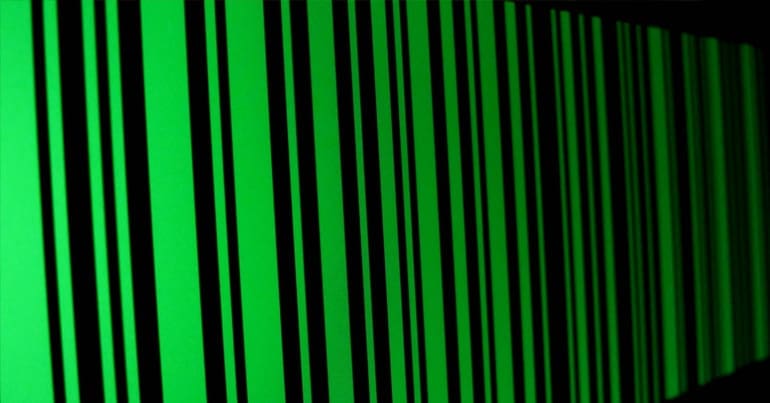Green barcode