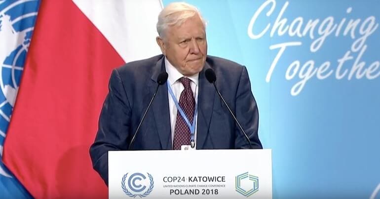 David Attenborough at COP24