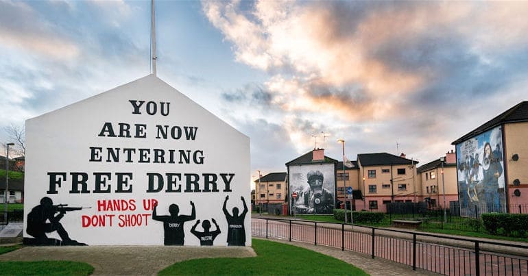 Free Derry mural