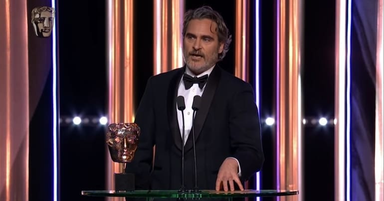 Joaquin Phoenix at BAFTAs