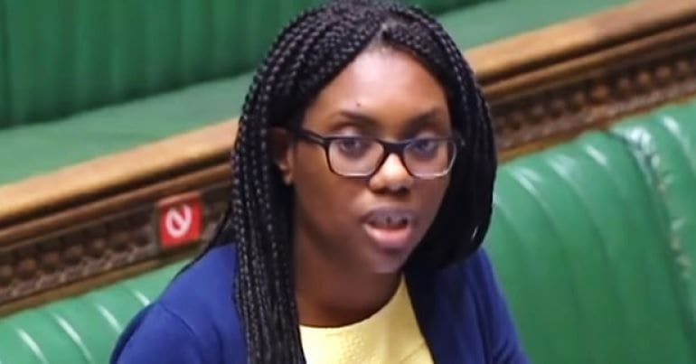 Kemi Badenoch in the context of an EHRC letter over trans people