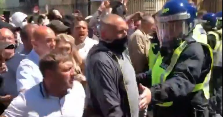 Racists in London