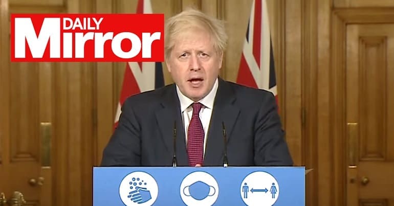 Boris Johnson and the Mirror
