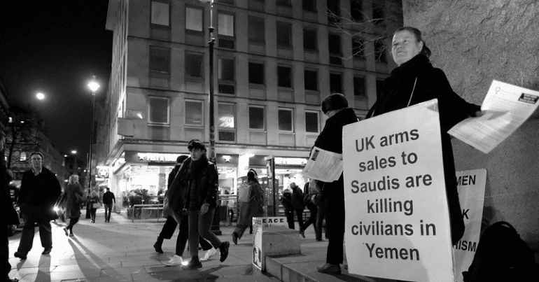 UK arms sale Saudi Arabia CAAT