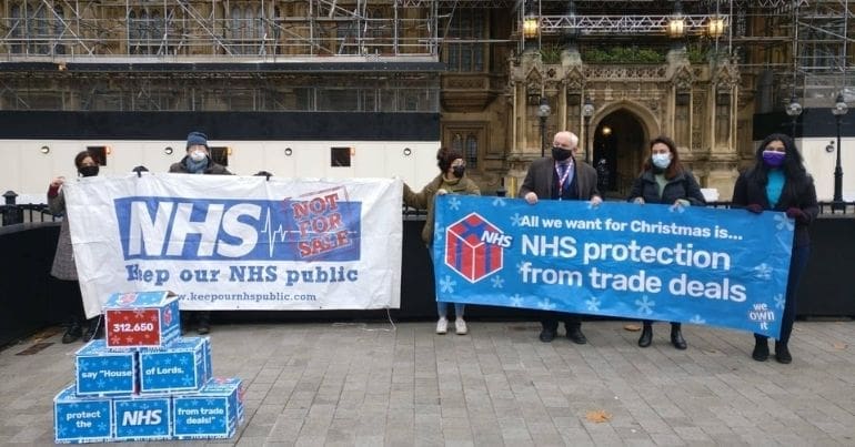 Campaigning to protect the NHS