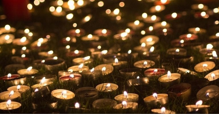 Candlelit vigil