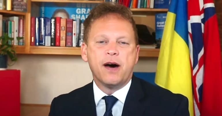 Grant Shapps live on TV