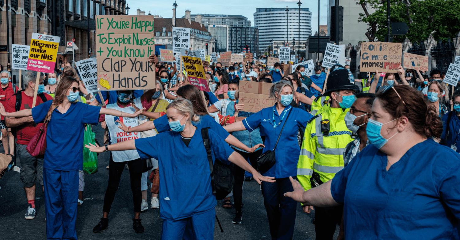 NHS nurses on a strike, as EveryDoctor calls attention to privatisation