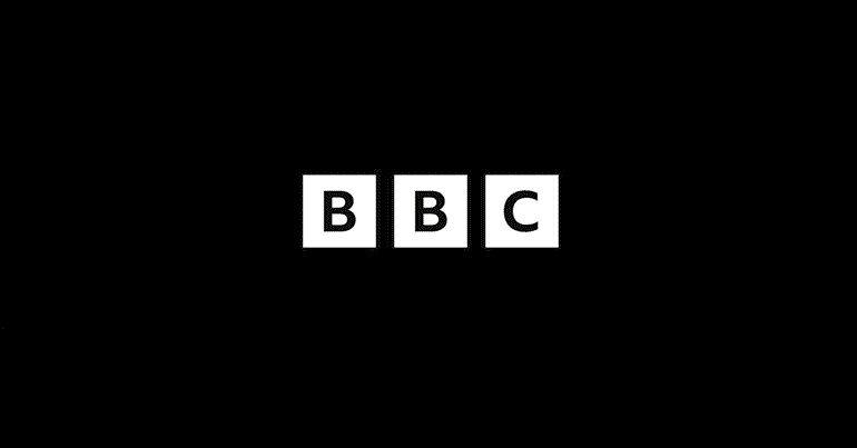 The BBC news logo