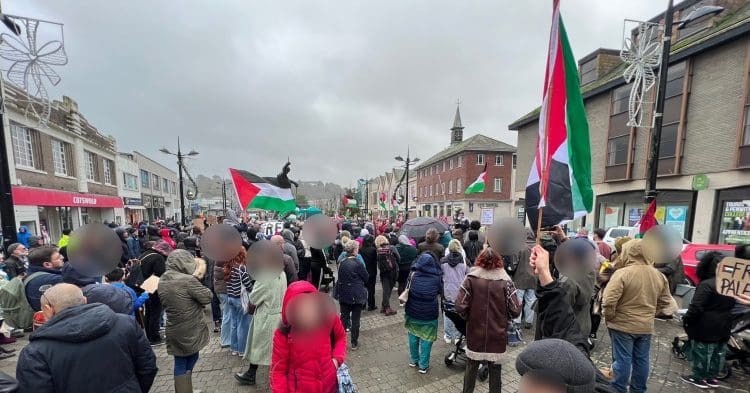Cornwall protest for Palestine