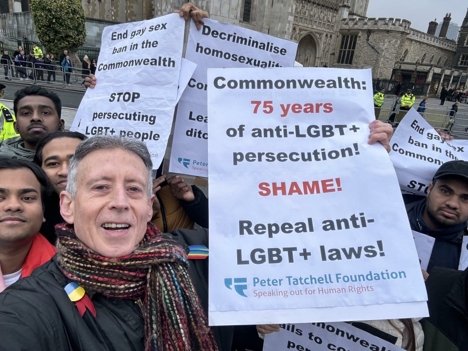 Commonwealth LGBTQ+ protest