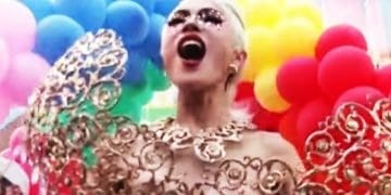 Thailand same-sex marriage street party with balloons and people in costume LGBTQ+