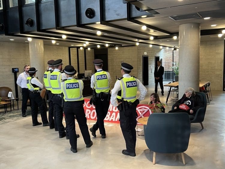 Protesters occupy Labour HQ Rosebank climate