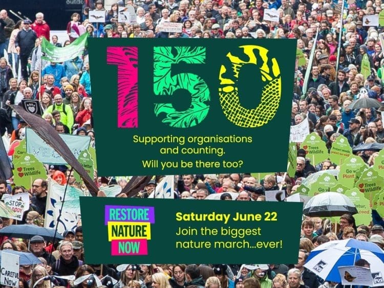 Restore Nature Now march general election