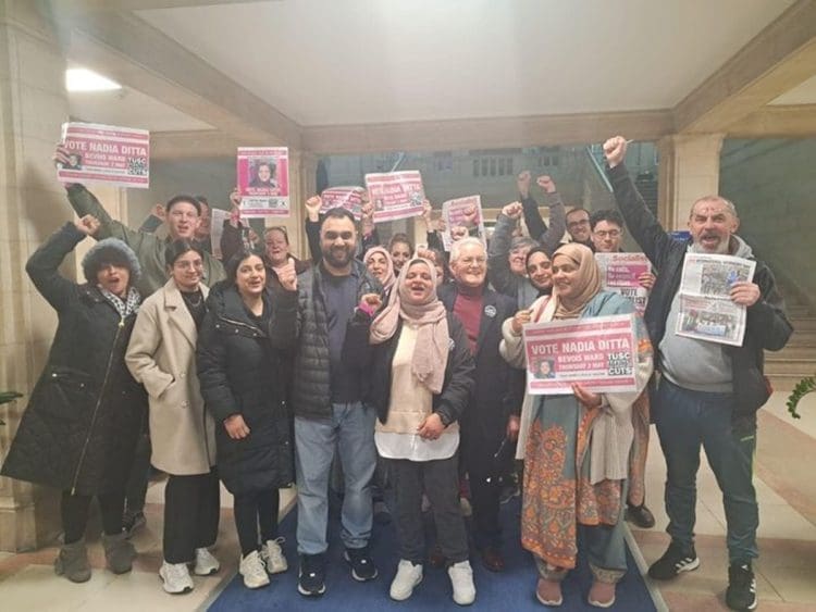TUSC candidates celebrating local election results